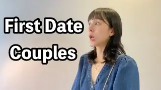 Couples meeting for the first time on a dating app.
