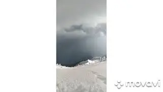 АФОН.вершина,спуск зимой