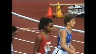 Evelyn  Ashford v s  Marita  Gohr  100m  HISTORICAL RUN ( Zurich  84 WORLD  RECORD )