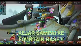 Argus Savage!! Kejar Sampai Fountain Base!! - Mobile Legends