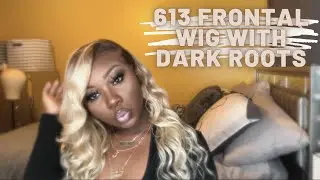613 Frontal Wig With Dark Roots
