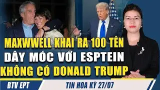 Đảng d&acirc;n chủ vỡ trần! Maxwell khai ra 100 t&ecirc;n li&ecirc;n quan đến mạng lưới epstein, kh&ocirc;ng c&oacute; TT Trump