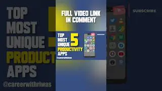 Top 5 Productivity Apps #careerwithriwas #productivity #productivityhack #productiveday #shorts