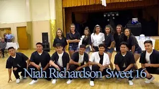 Niah Richardson Sweet 16 Waltz and Amazing Father & Daughter  Surprise Dance