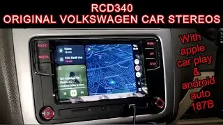 RCD-340 WITH APPLE CAR STEREO, ORIGINAL VOLKSWAGEN CAR STEREOS.SHALINDER CHOUDHARY JI 9818935777