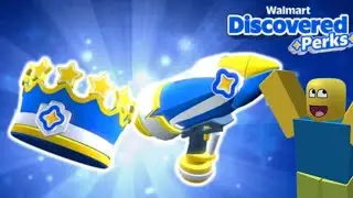 AKU MENDAPATKAN CROWN GRATIS DAN MISINYA GAMPANG,GAME ROBLOX MAP WALMART DISCOVERED