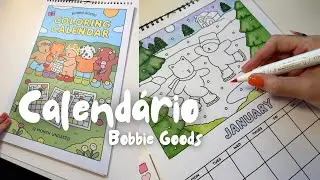 LANÇAMENTO Bobbie Goods! - Colorindo o novo CALENDÁRIO + papo com vocês