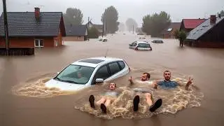 Natural Disasters: Earthquake in Moldova, Portugal on Fire, Flood in Poland, Typhoon in China