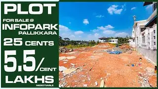 Code.L06 &mdash; Plot for Sale @ Infopark near Pallikkara, Asking Price 5.5 Lakhs/cent negotiable.