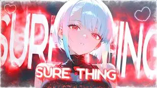 Sure Thing (Nightcore / Sped Up) - Miguel [Lyrics]