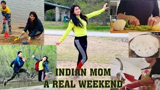 INDIAN MOM REAL WEEKEND VLOG | FRIDAY EVENING TO SUNDAY NIGHT | Indian Mom Vlogger in USA