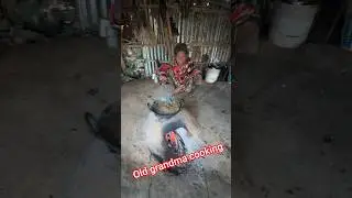 old grandma cooking FISH CURRY #cooking  #fhiscurry  #food #tribalunity
