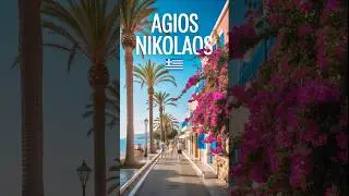 Agios Nikolaos, Crete: The perfect place for a romantic evening by the sea 🇬🇷🩵