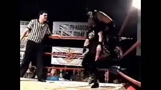 Jet Jaguar with Ron Niemi vs Shark Boy, 12.1999, St. Petersburg, FL, IPW
