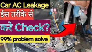 Car Ac Gas Leak Check Step-by-Step | Ac cooling Problem fix'' #ac #acproblems #caracrepair