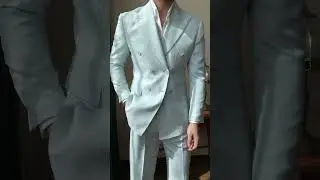 Mykonos Mist DB Suit #blazer #suit #harold #fashion