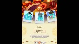 Lights on. Ideas glowing. The Amoeba Boys are back! 💥Happy Diwali from Team Business Amoeba 🪔