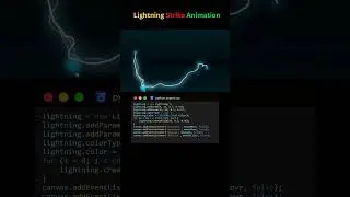 Lightning Strike Animation: Pure CSS Bolt Effect#coding #programming #lighting #strike #bolt #effect