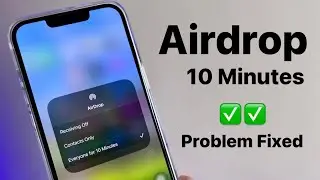 Добавьте ярлык Airdrop на свой iPhone &mdash; проблема с Airdrop в течение 10 минут &mdash; исправлена