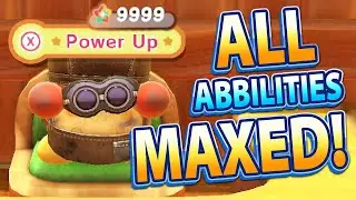 Kirby and the Forgotten Land - All Copy Abilities MAXED!