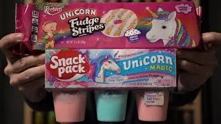 CTC Review #212 - Snack Pack Unicorn Pudding vs. Keebler Unicorn Fudge Stripes