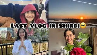 Shirdi to Mumbai in vande Bharat 🥹|| Day 65/100 vlog || Aakritisharmavlogs