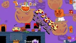 pizza tower halloween update🎃(башня пиццы хеллоуин обнова🍕) Tricky Treat🎃