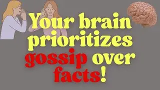Your brain prioritizes gossip over facts!