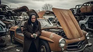 ASMR Car Restoration | Mercedes Benz 300SL Gullwing 1955 Full Restoration | Rust to Showroom Legend