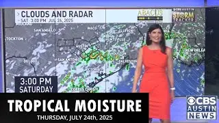 From triple-digit heat to tracking tropical moisture. #ChiksClips - Thursday, July 24th, 2025
