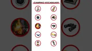Camping Vocabulary in English