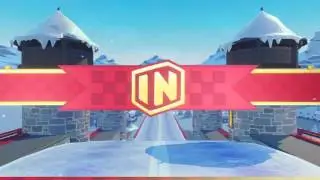 Olaf Driving in Disney infinity 3.0 speedway race Kid friendly games