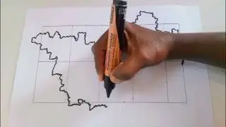 Karnataka District Map #Easy to Draw 