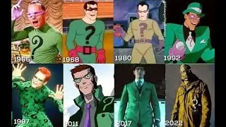 Charada / Riddler – Evolução em séries, filmes e animações / Evolution