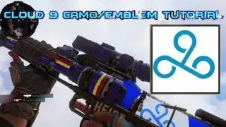 Cloud 9 Camo/Emblem tutorial (BO4)