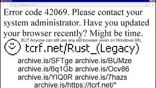 The Cutting Room Floor tcrf.net 403 ddos, Error code 42069 firefox H8, old browser user agent abuse?