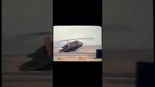 A Bell UH-1 helicopter crashes during a test drive... | 🚁