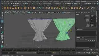 manejo de telas en 3D maya