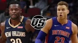 Detroit Pistons vs New Orlean Pelicans Watching Live