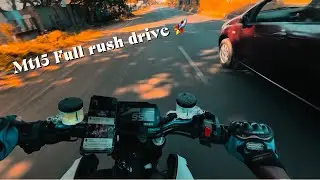MT-15 Full Throttle Madness 🔥 | 155cc Beast on Road