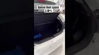 Baleno boot space let&rsquo;s see #shorts #marutisuzuki