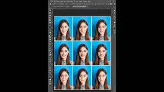 Photoshop Tips 2025 &ndash; How to Create ID Photo File for Printing 🖼️ | Quick Photoshop Guide #shorts