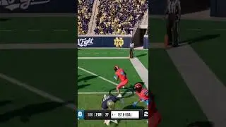 Spin hurdle and defender for a touchdown!!￼