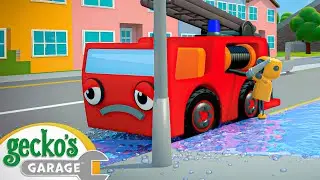 Fire Truck Countdown &ndash; Baby Truck Style! 🎶🔥 | Baby Truck | Gecko's Garage | Kids Songs