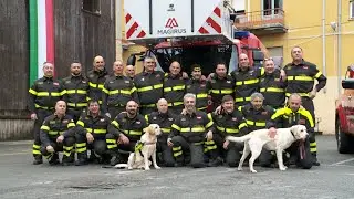 Cerimonia alla caserma provinciale dei Vigili del Fuoco per le celebrazioni di Santa Barbara