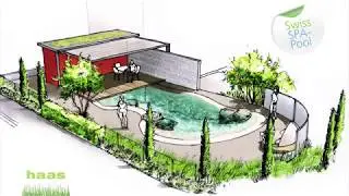 SPA Pool Entstehung Bau Haas Gartenbau ag 2018
