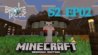 BrokeRockSMP-S2-EP02-Started House Complete!