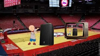 Classic Caillou and Daddy run on the basketball court/grounded 🏀