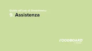 Foodboard - Guida, 9. Assistenza