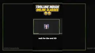 Trolling Indian Zoom Classes | Hacking Zoom Meeting 🤣 | #shorts #ytshorts #trend #funny #zoom